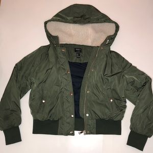 Green Bomber Jacket